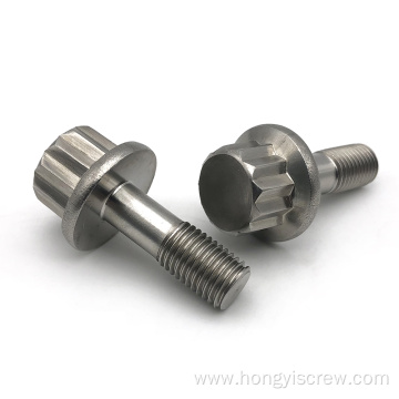 Alloy Steel/Stainless Steel 12 Point Flange Bolt OEM